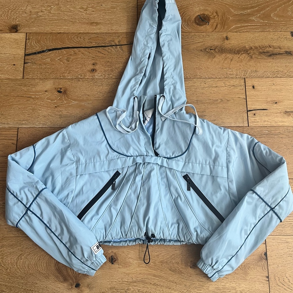 BBX Brand Cropped Windbreaker Jacket